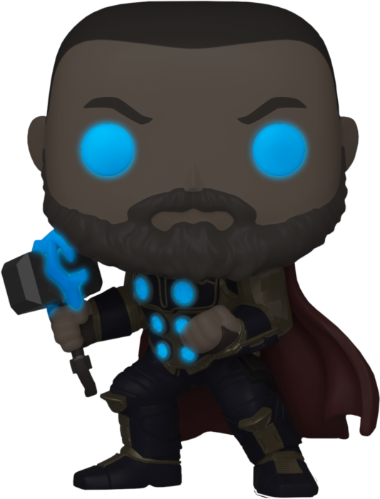 Funko Pop Marvel: Avengers Game - Thor (Glow In The Dark), Amazon Exclusive