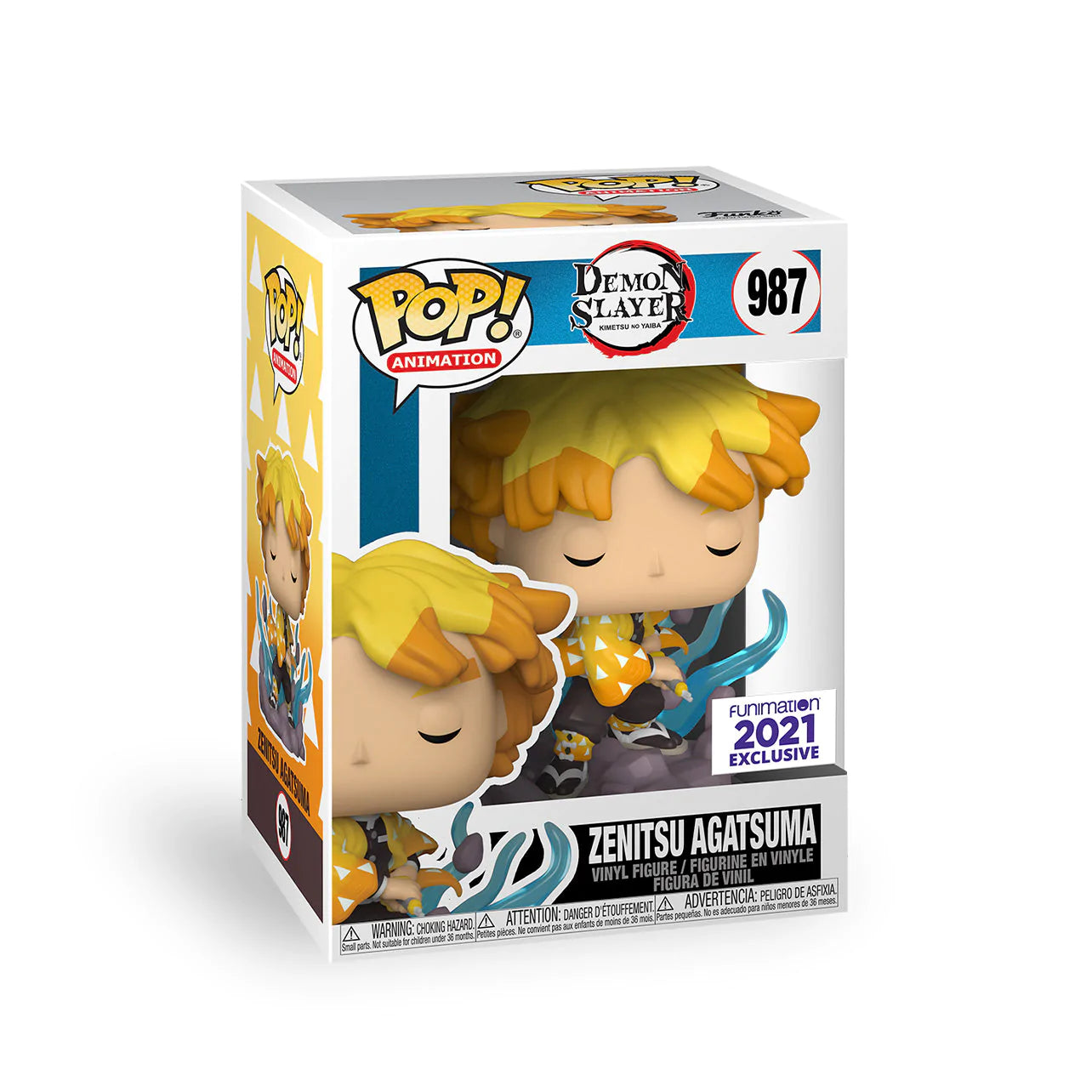Funko Pop Animation: Demon Slayer - Zenitsu Destello del Relampago Funimation