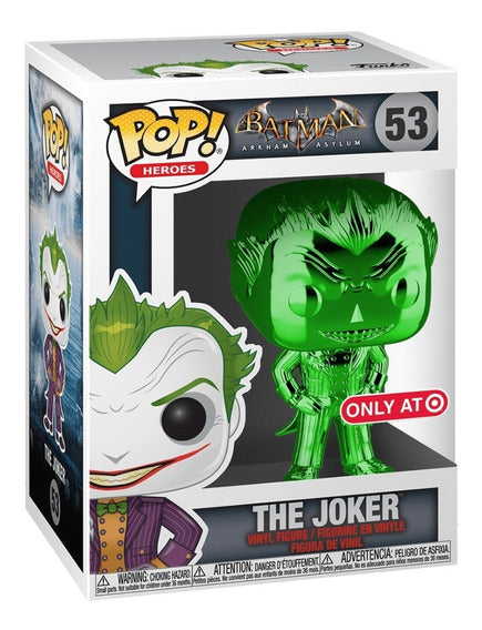 Funko Pop Batman Arkham Joker Chrome Verde