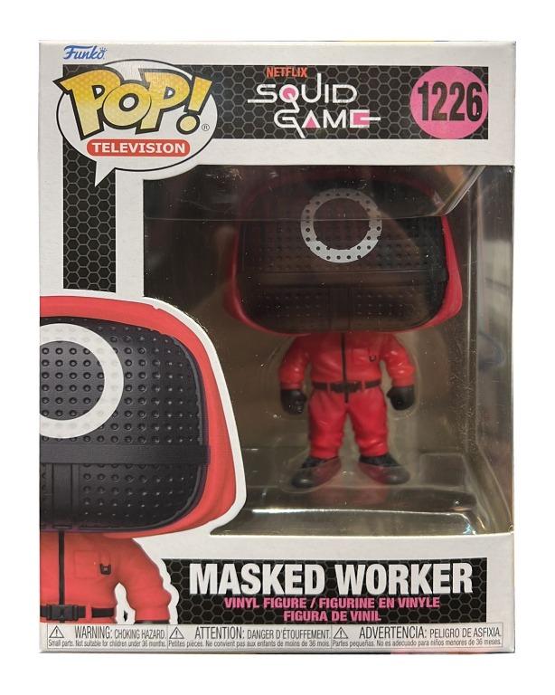 Funko Pop TV: Juego del Calamar - Soldado Rojo con Mascara Circulo