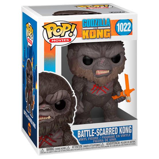 Funko Pop Movies: Godzilla Vs Kong - Kong Asustado de la Batalla