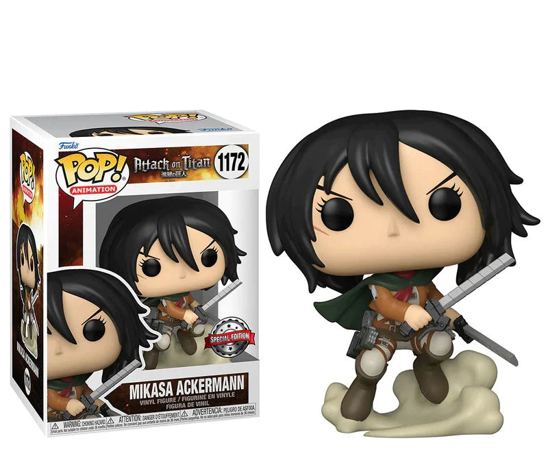 Funko Pop Animation: Attack on Titan - Mikasa Ackerman Exclusivo