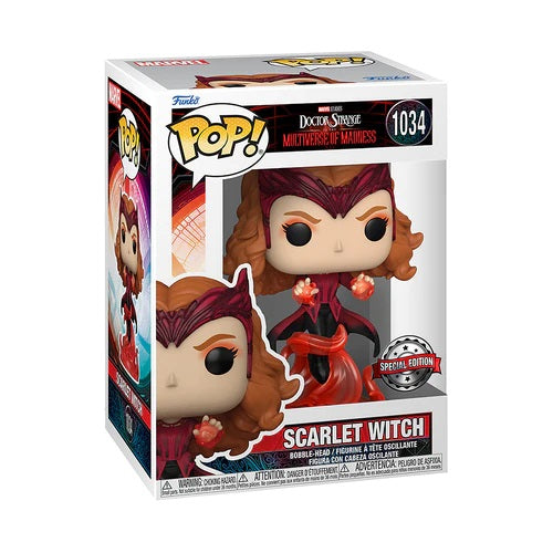 Funko Pop Marvel: Doctor Strange Multiverse of Madness - Scarlet Witch Exclusiva