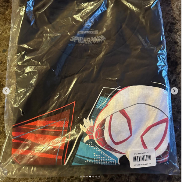 Marvel Collector Corps Spiderman Across The Spiderverse Talla L