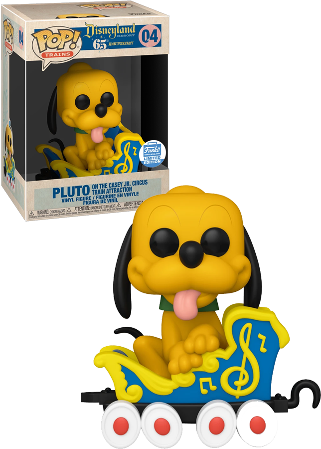 Funko Pop Disney: Pluto On The Casey Jr. Circus Train Attraction