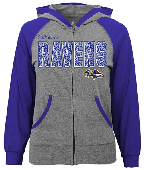 NFL Sudadera Dri-tek de Manga Larga con Logotipo Baltimore Ravens