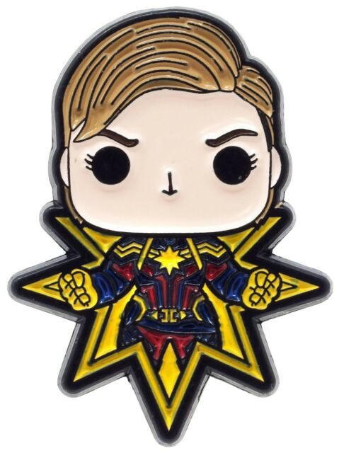 Pin Captain Marvel Glow in the dark