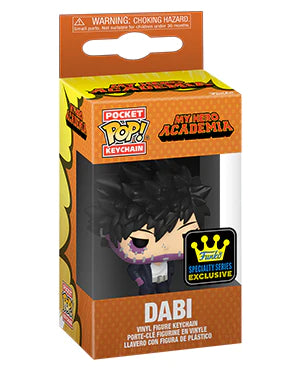 Funko Pop Animation: My Hero Academia - Dabi (Hideout) Pocket Key Chain - Specialty Series