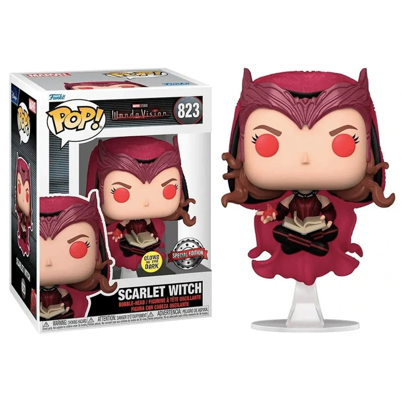 Funko Pop Marvel: WandaVision - Bruja Escarlata Glow Exclusivo