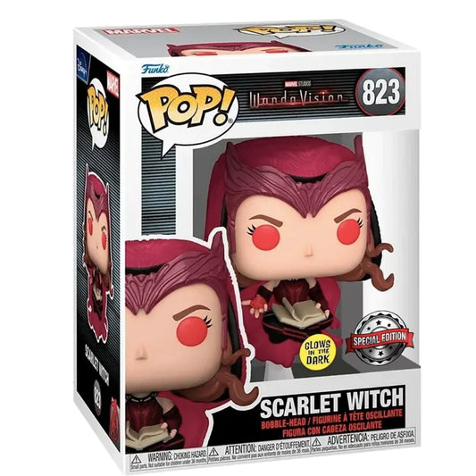 Funko Pop Marvel: WandaVision - Bruja Escarlata Glow Exclusivo