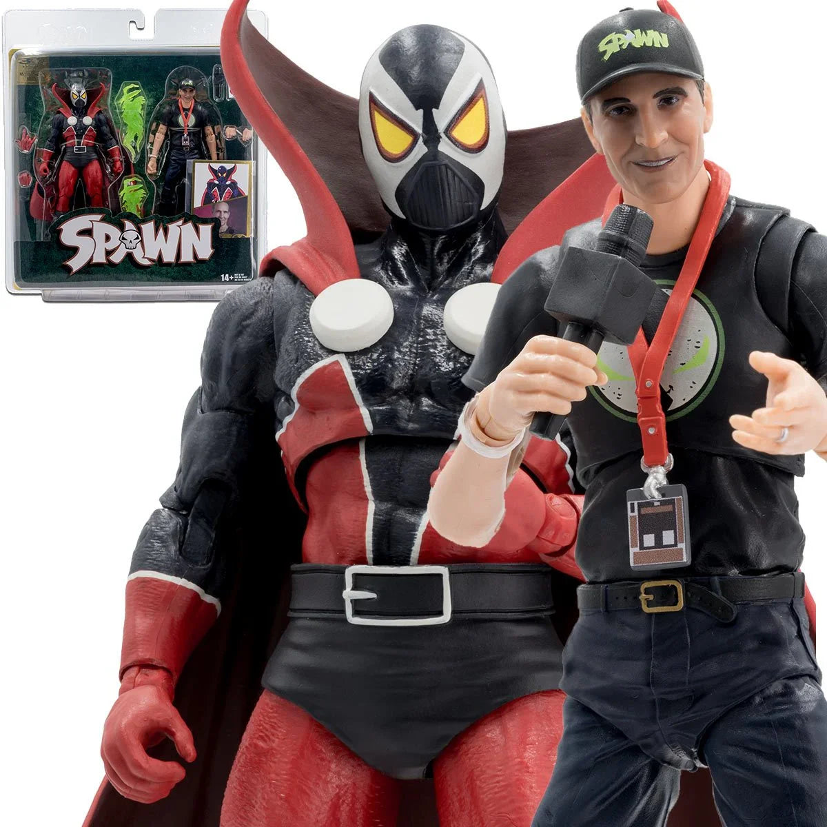 McFarlane Toys Spawn 30th Anniversary Spawn and Todd McFarlane 2-Pack Autografiado