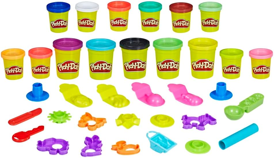 Play-Doh, Playset Montaña de Colores con 20 Herramientas