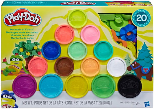 Play-Doh, Playset Montaña de Colores con 20 Herramientas