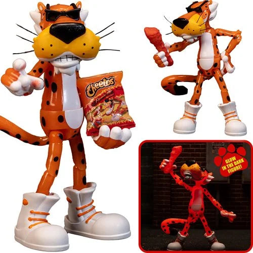 Jada Toys Cheetos Chester Cheetah Flamin Hot Glow in the Dark