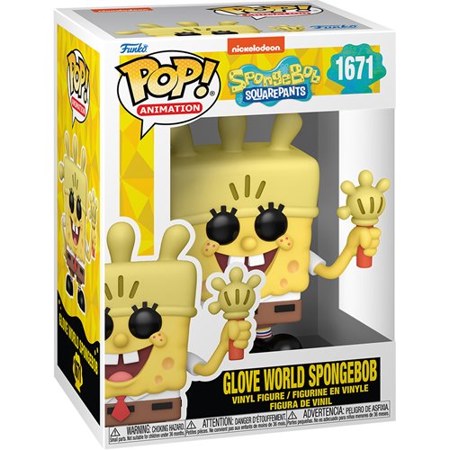 Funko Pop Animation: Bob Esponja 25 Aniversario - Bob Esponja Mundo Guante