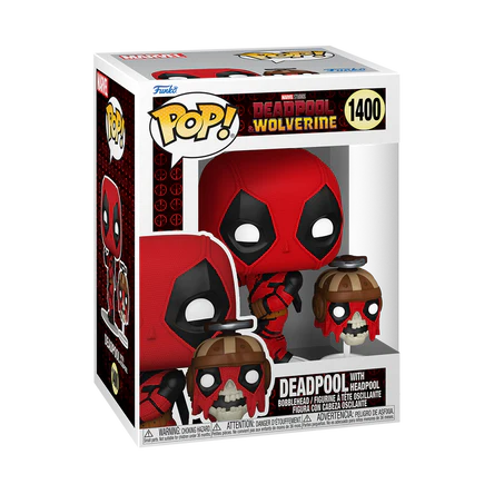 Funko Pop & Buddy: Deadpool y Wolverine - Deadpool y Headpool