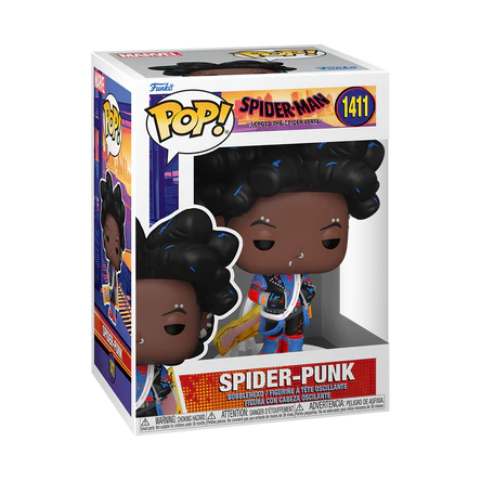 Funko Pop Marvel: Spiderman Across the Spiderverse - SpiderPunk Hobie Brown Sin Mascara