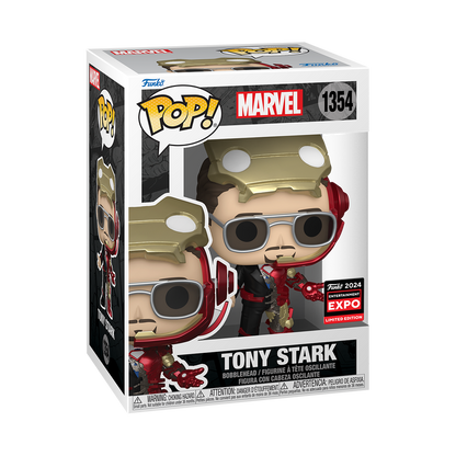 Funko Pop Marvel Tony Stark #1354 Expo sticker