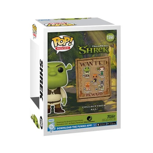 Funko Pop Movies: Shrek DreamWorks 30 Aniversario -Shrek Con Globo