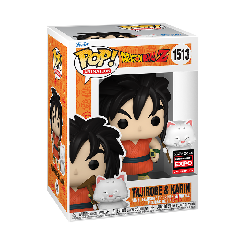 Funko Pop Dragon Ball Z Yajirobe and Karin Expo sticker