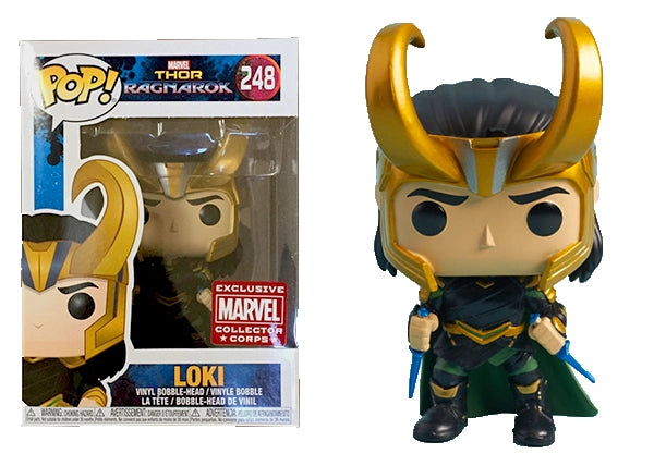 Funko Pop! Exclusivo Thor Ragnarok Loki Marvel Collectors Corps #248