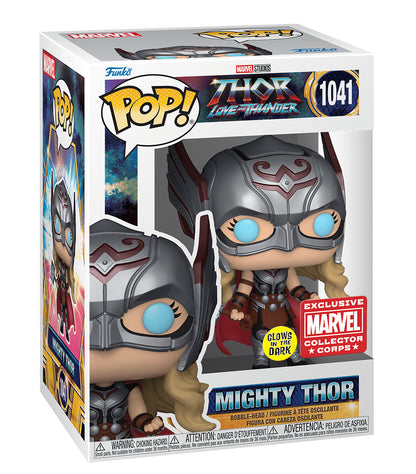 Funko Pop! Marvel: Thor Love & Thunder - Mighty Thor #1041 Collector Corps