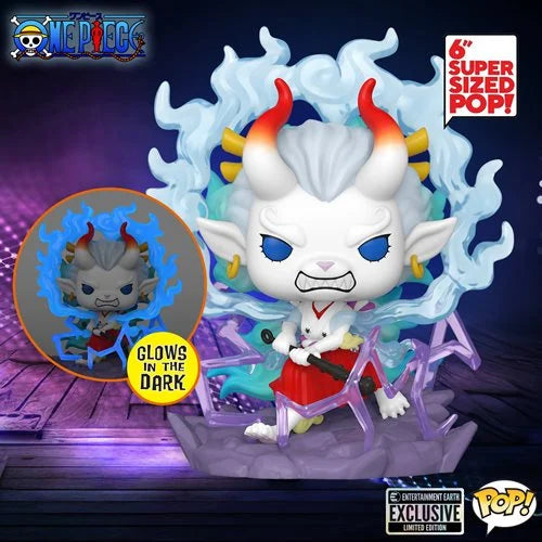 Funko One Piece Pop! Animation One Piece Yamato Glow in the Dark Deluxe #1596 - Entertainment Earth Exclusive