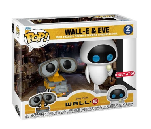 Funko Pop Disney: Wall E - Cooler Wall E & Bulb Eva 2pack