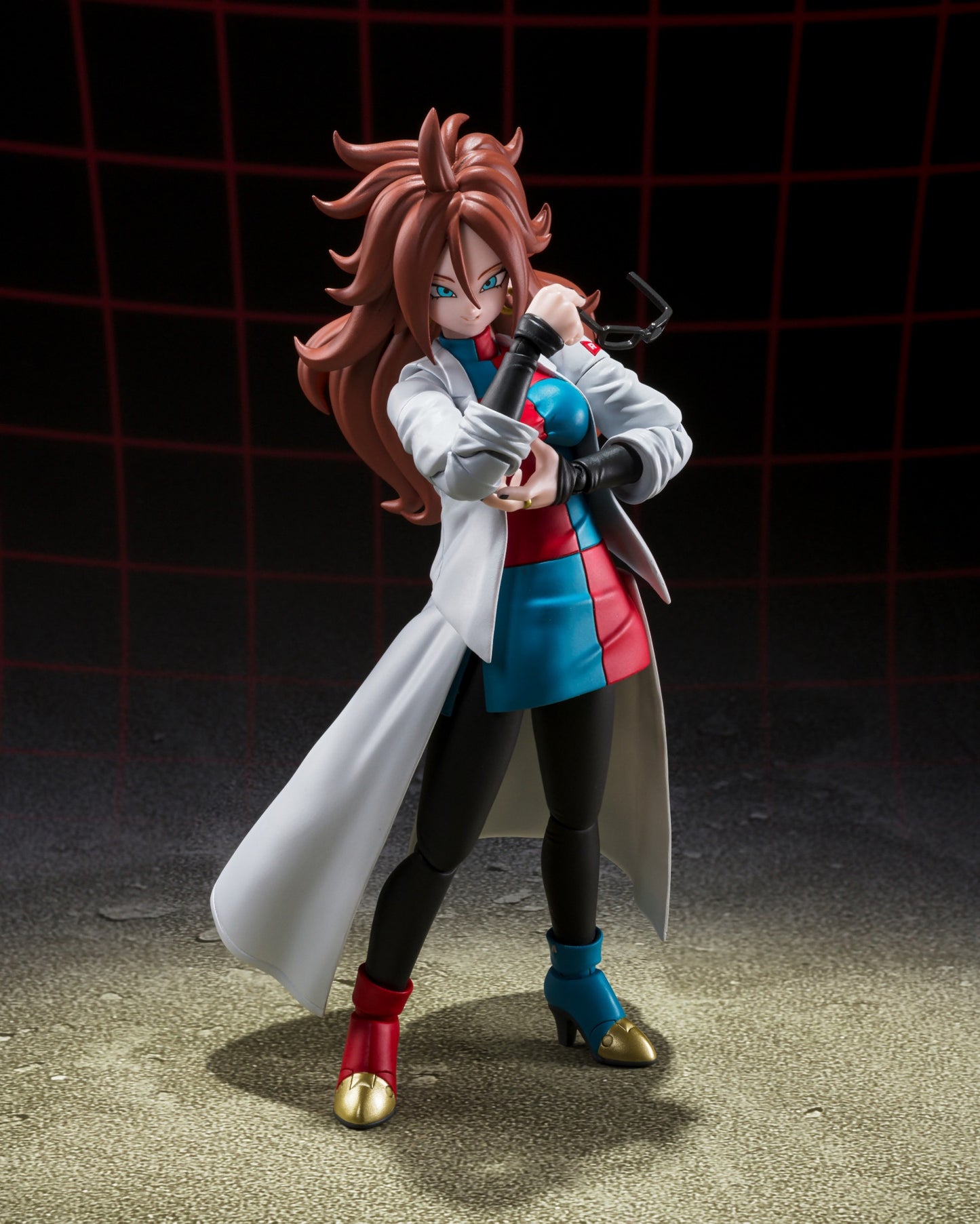 Bandai Tamashii Nations SH Figuarts Dragon Ball FighterZ S.H.Figuarts Android 21 (Lab Coat) Exclusive