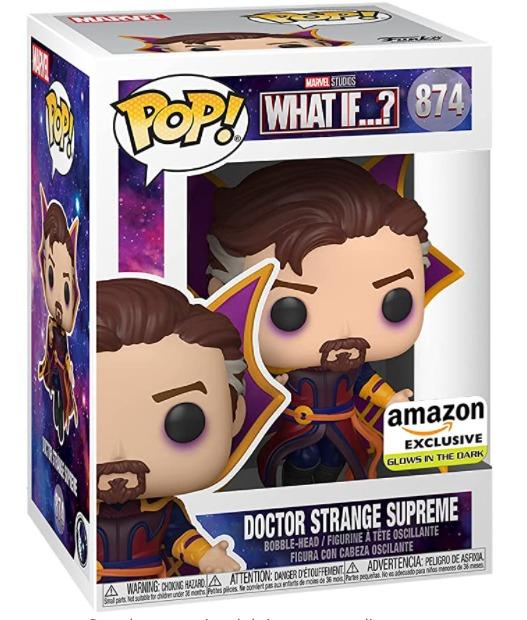 Funko Pop! Marvel: What If? - Doctor Strange Supreme, Glow in The Dark Exclusive