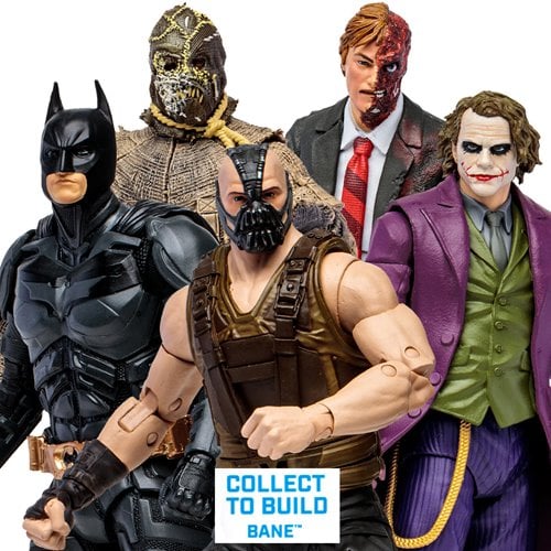 McFarlane Toys Batman DC Build-A The Dark Knight Trilogy Set Completo