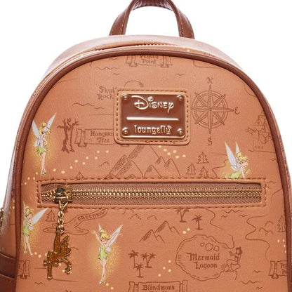Loungefly Peter Pan Neverland Map Mini-Backpack - Entertainment Earth Exclusive