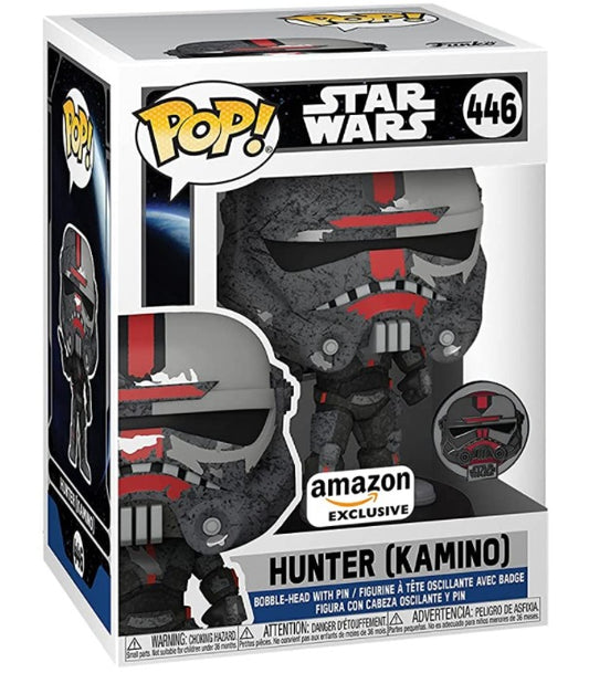 Funko Pop and Pin! Star Wars: Bad Batch - Hunter (Kamino) Across The Galaxy