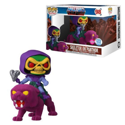 Funko Pop Master Of The Universe: Skeletor On Panthor (Flocked)