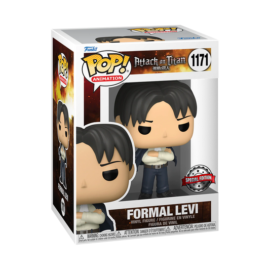 Funko Pop Animation: Attack on Titan - Levi Formal Exclusivo