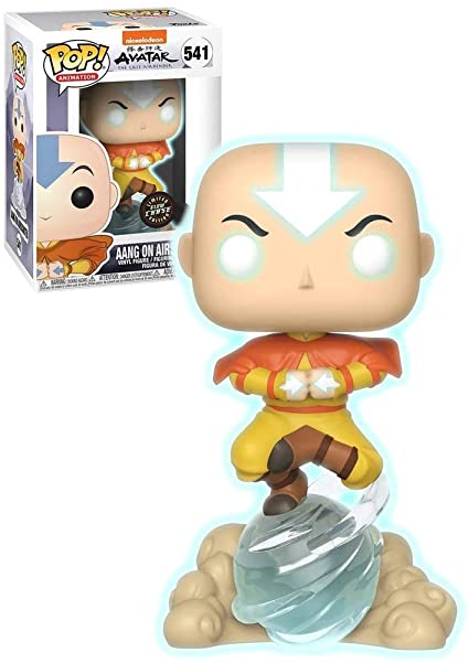 Funko Pop Avatar El Ultimo Maestro Del Aire: Aang On Airscooter Special Edition Chase