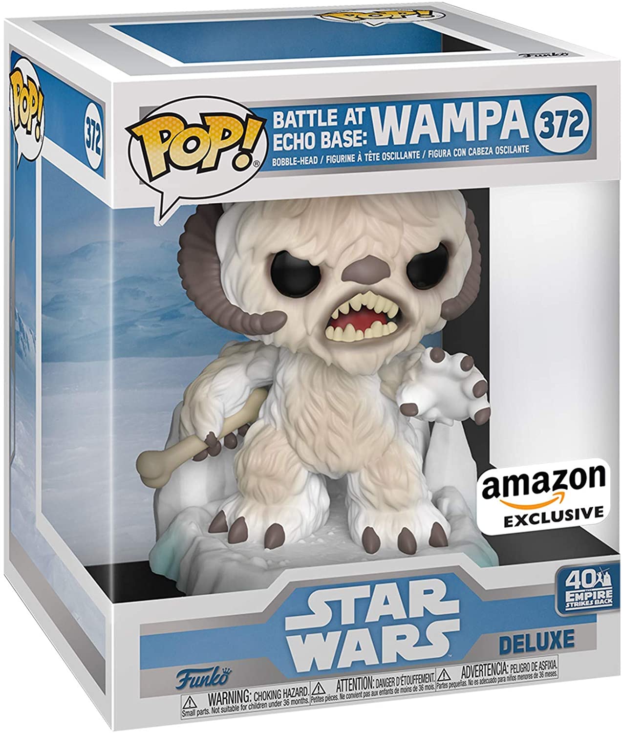 Funko Pop Deluxe Star Wars: Battle At Echo Base Series - 6" Wampa, Amazon Exc