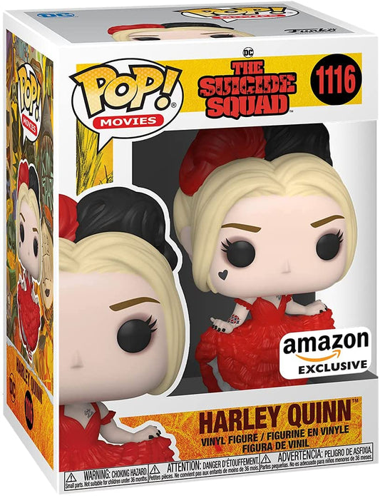 Funko Pop! Movies: The Suicide Squad - Harley Quinn (Dress), Amazon Exclusive