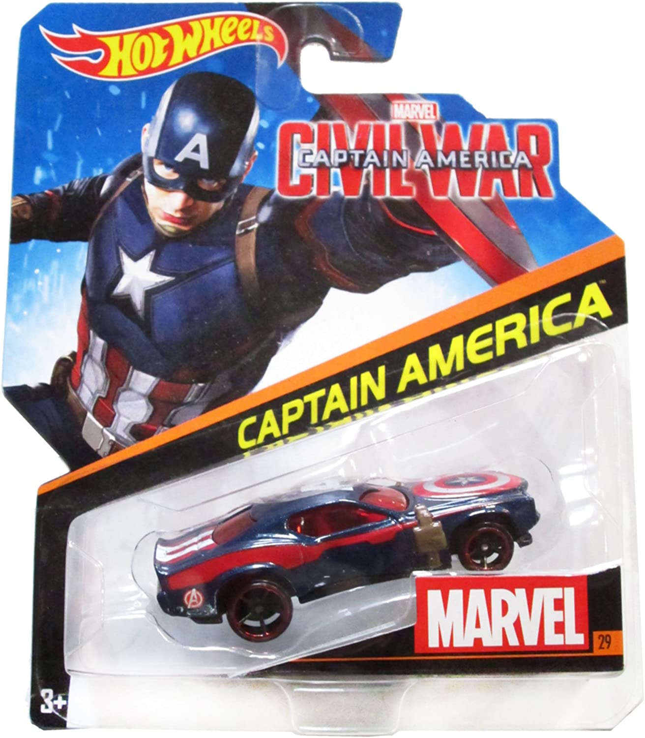 Hot Wheels Marvel Capitan America