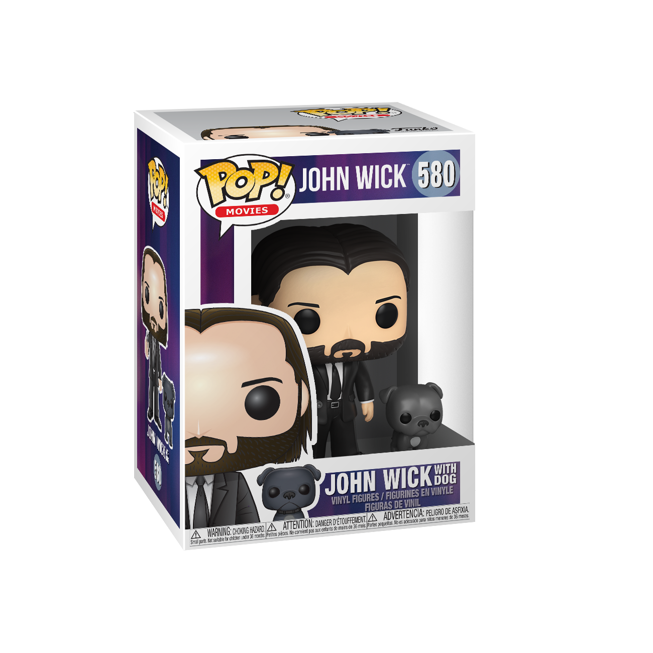Funko Pop! Movies: John Wick - John in Black Suit with Dog Buddy