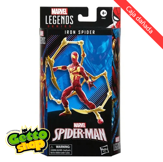 Hasbro Marvel Legends Iron Spider Caja dañada