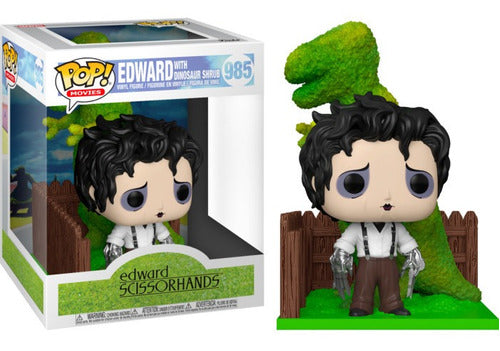 Funko Pop Deluxe Movies: Edward Scissorhands - Edward And Dino Hedge Deluxe