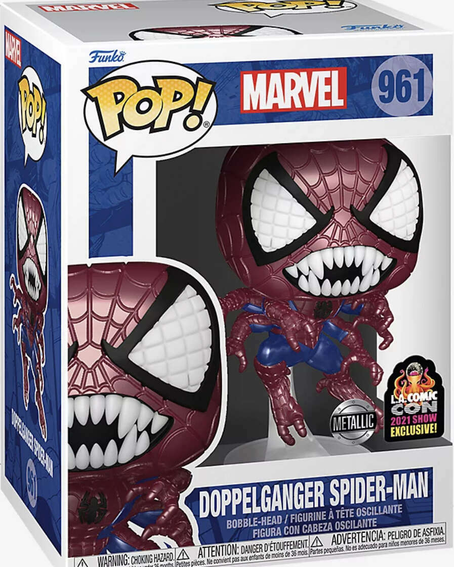 Funko Pop! Marvel: Spider-Man - Doppelganger Spider-Man (Metallic)