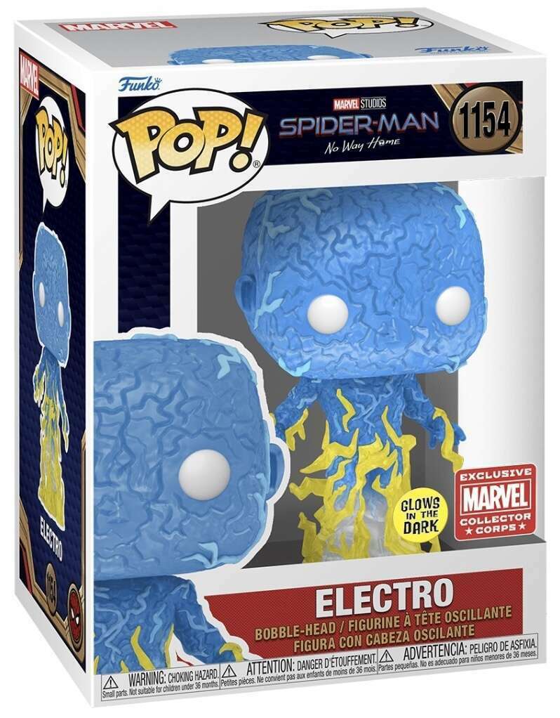Funko Pop Spider-Man: No Way Home Electro GITD Collector Corps