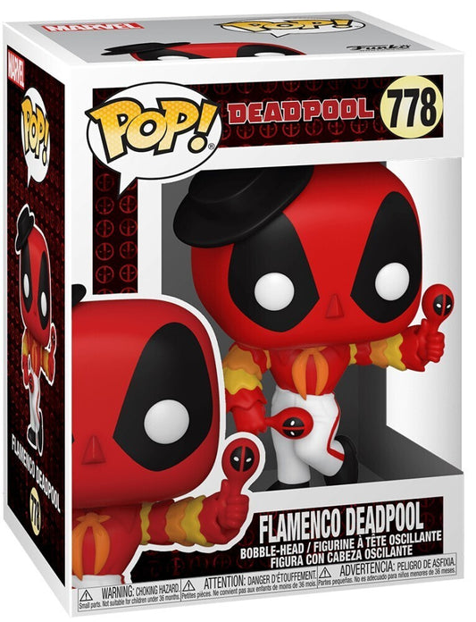 Funko Pop Marvel: Deadpool 30 Aniversario - Deadpool Flamenco