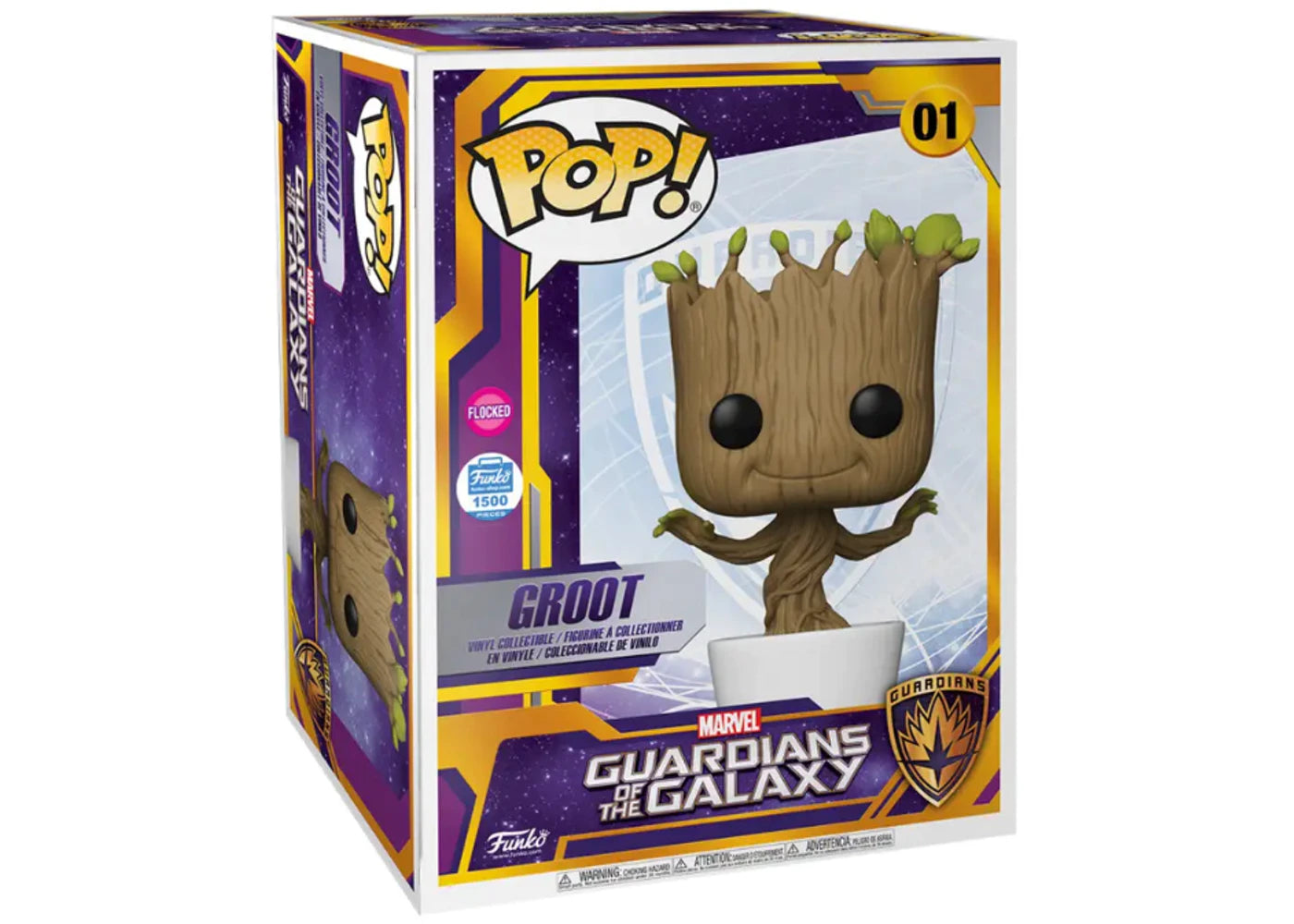 Funko Pop Marvel Dancing Groot Guardians of the Galaxy 18 pulgadas Flocked