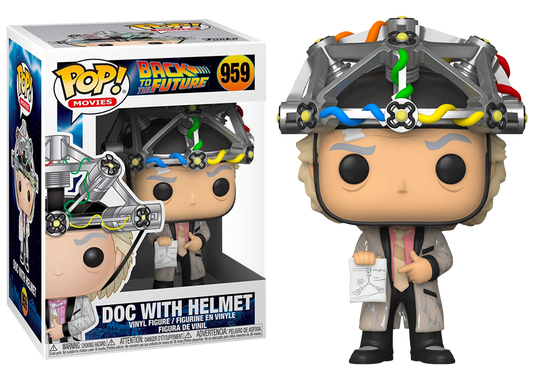 Funko POP Movie: BTTF- Doc Brown with helmet