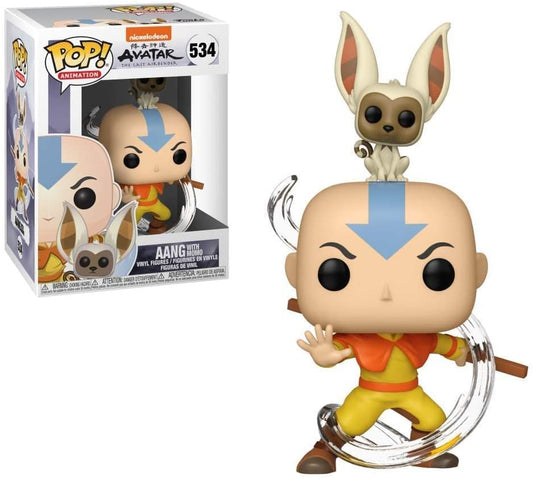 Funko Pop Avatar La Leyenda De Aang - Aang Y Momo