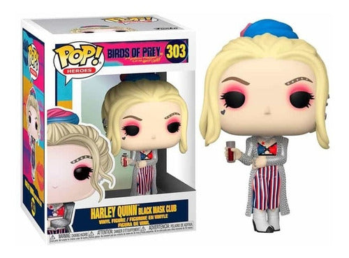 Funko Pop Birds of Prey Harley Quinn Black Mask Club