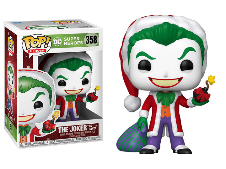 Funko Pop Dc Holiday Joker Santa